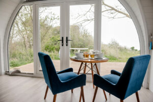 Easternmost cabin - View to sea